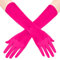 7STYLES® Women's Long Satin Evening Gloves Stretchy 1920s Opera Evening Party Long Mittens Sexy Dance Wedding Prom Gloves (Fushia)