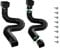 BBTISG 2 Pack Rain Gutter Downspout Extensions, 19.7 to 58 Inch Drain Pipe Downspout Extender Flexible Connector Drain Extender Pipe for Most Residential Downspouts (Black)