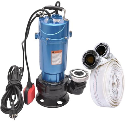 Robuste Fäkalienpumpe Magnum 4500 Tauchpumpe Schmutzwasserpumpe 1,5kW Partikel bis 30mm + 20m 2 C-Schlauch