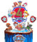 Ctxtqtdt Paw Dog Tortendeko 4. Geburtstag Junge Mädchen, Cake Topper, Kuchen Deko Set, Happy Birthday Topper für Kinder Party Supplies (4)