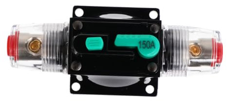 BELLIFFY 150a Disjoncteur Automatique De Avec De Fusible Pour Audio De Voiture Étanche Et Réinitialisation Manuelle Accessoire De Électrique Pour Système Audio Auto Et Bateau
