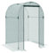 Outsunny Fruit Cage Bird Netting, Heavy Duty Fruit and Vegetable Protection Tent with Zipped Door, Anti Bird, Insects, Small Animals, 1.2 x 1.2 x 1.9m, Green