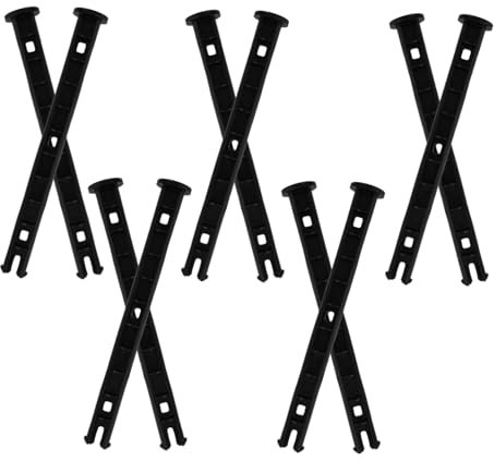 PartyKindom 10pcs Trash Can Lid Latch Pin Set for 240l Wheelie Bins Sturdy Connecting Axles for Outdoor Trash Can Accessories Suitable for Waste Management