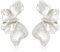 LILIE&WHITE Silver Flower Earrings for Women, Elegant Petal Design, Hypoallergenic & Fade-Resistant, Lightweight Drop Earrings, Gift for Her, Stylish Accessories for Special Occasions