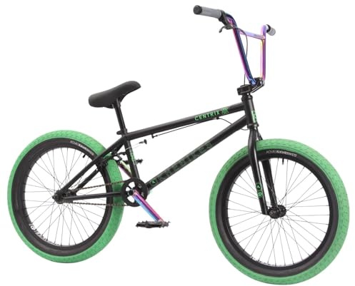 KHEbikes KHE CENTRIX BMX 20 Zoll – Oil Slick Parts – 10,6 kg – Affix Rotor – CrMo Kurbel – 2,4 Reifen – Freestyle Bike für Street Park Pumptrack – Modell 2025 Qualität