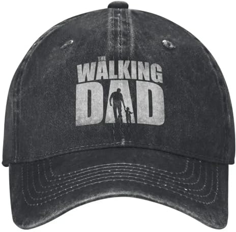 Der wandelnde Vater TWD Vatertags-Baseballkappe Papa läuft anpasste Retro-Hip-Hop-Pappa-Hüte Männer Erwachsenen-Sonnenschirm-Baseballkappen