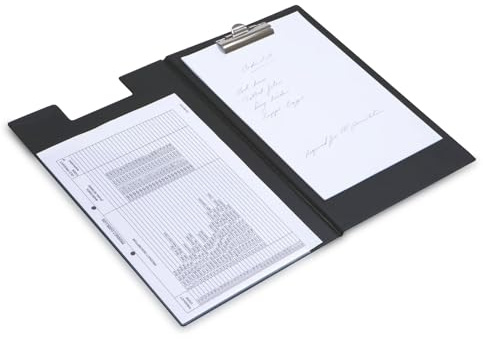 Rapesco CD1L00B2 Executive Clipboard, A4, Black