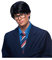 Reporter Black Wig Standard