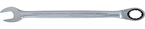 KS Tools - 503.4227 - Clé mixte à cliquet 72 dents Gearplus - 27 mm - Finition satinée - Chrome vanadium