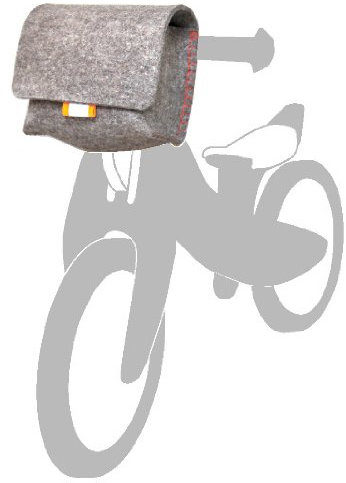 Apfeltasche grau, orange