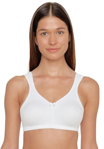 Susa Stütz-BH, Duo Cups - glatt Größe 85B, Farbe Weiß