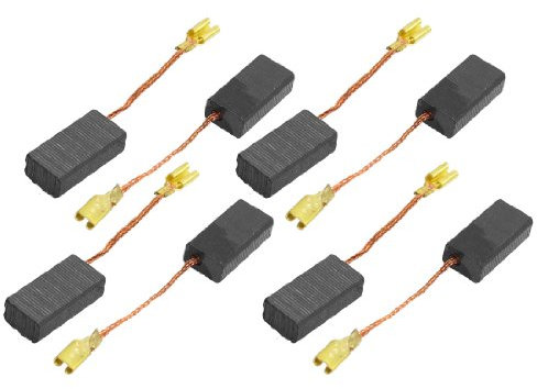 sourcing map Escobillas de Carbón Motor 8 Piezas 16mm x 8mm x 5mm para Motor Amoladora Angular 6-100