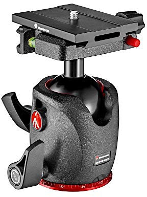 Manfrotto XPRO - Testa a sfera in magnesio con piastra di bloccaggio superiore (MHXPRO-BHQ6)