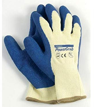 Juba - Guante sin costuras anticorte poliamida+algodón caucho 8