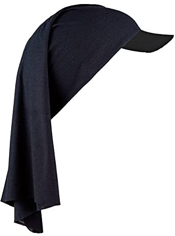 P.A.C. Visor Black Multifunktionstuch - Coolmax Schlauchtuch, Kopftuch, Mütze, Kappe, Unisex, Neoprenschild