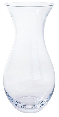Dartington Crystal Flower Garden Foliage Vase, Single | A tall waisted vase shape | 290mm (h) | Adorable vases that make the perfect home décor addition | Gift for family or friends