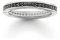 THOMAS SABO Eternityring Classic Schwarz 925 Sterling Silber TR1700-051-11-56