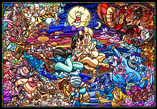 Tenyo DP-1000-029 Aladdin Story Pure White Jigsaw Puzzle (1000 Pieces)