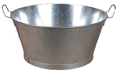 Cubos y Barreños Barreño Galvanizado de Zinc (54 litros)