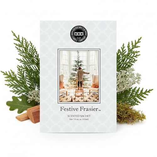 Bridgewater Duftsäckchen Festive Frasier Weihnachtsduft Raumduft 30 g | Frischer Tannenduft mit Zedernholz und Moschus - ideales Mitbringsel für Weihnachten, Advent und Wichteln