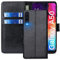 FMPCUON Hülle für Samsung Galaxy A50 Handyhülle [Standfunktion] [Kartenfach] [Magnetverschluss] Tasche Flip Case Schutzhülle lederhülle klapphülle für Samsung Galaxy A50 Schwarz