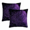 WONDERTIFY Kissenbezüge mit Rosenmotiv, romantisch, quadratisch, für Dekokissen, Bett, Couch, Sofa, 45,7 x 45,7 cm, 2 Stück