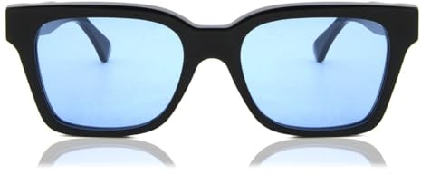 Retro Super Future America Brille, Blau, 52 für Herren, Azure