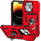 Hitaoyou iPhone 14 Pro Max Case with Camera Cover & Kickstand, Military Grade Shockproof Heavy Duty Protective Magnetic Case for iPhone 14 Pro Max 6.7'', Red