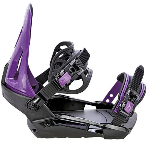 Raven Snowboard Bindung s230 (Black/Violet, S/M (37-41))