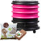 WORMbox | Wurmkomposter Wurmfarm Wurmkiste mit 3 Schalen Fuchsie + 250g Kompostwürmer / 500 STK + 1 Coco | 48 Liter | Regenwurmkomposter, Kompostwürmer produzieren Wurmhumus