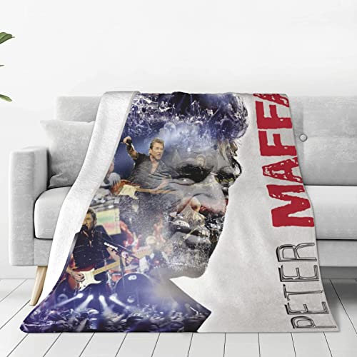 Oudrspo Peter German Maffay Ultraweiche Micro-Fleece-Decke, superweiche Überwurfdecken für Bett, Couch, Sofa, verdicken