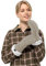 Jack Wolfskin Damen Highloft Knit Mitten W Handschuh, Dusty Grey, S