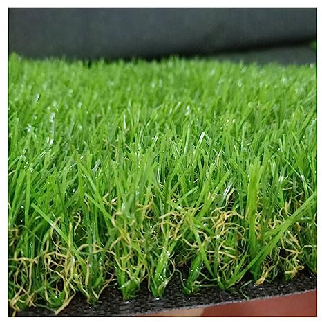 Rasen-Teppich, 40 mm • Kunstrasenteppich wasserdurchlässig & UV-beständig • Garten, Terrasse, Deko Natürlich weich in Echtrasen-Optik (1x20m/3.3x65.6ft)
