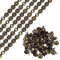 sourcing map Lot de 5 bandes de punaises d'ameublement, 1 mètre de long, décorations à clous pour canapé, tête de lit, chaise, meubles avec clous d'ameublement (11 mm, bronze)