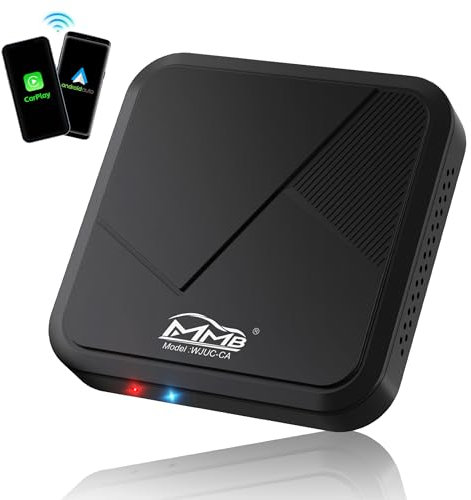 Wireless CarPlay, 2-in-1 Dual Channel, Android Car Adapter, BT5.2, 5.8 GHz WiFi, for iPhone and Android Phones, Suitable for Cars Equipped with OEM Wired CarPlay or Android Car