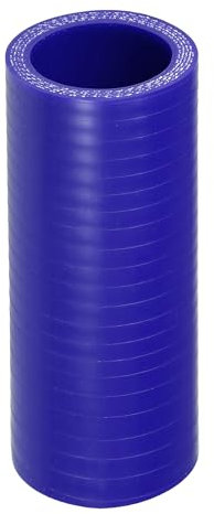 QUARKZMAN 1 Pièce Tuyau en Silicone Bleu Universel pour Voiture, Diamètre Intérieur 32mm (1,26 pouces), Longueur 100mm (3,94 pouces), Angle 0 degré