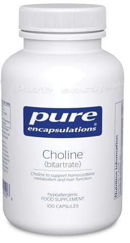 Pure Encapsulations - Choline (Bitartrate) - 100 Capsules