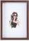 IDEAL TREND Brasil Holz Bilderrahmen Bilder Foto Rahmen Fotorahmen Wanddeko Collage Poster HR-15: Farbe: Nuss | Format: 50x70