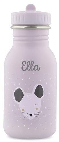 Gourde personnalisée pour enfant fille Trixie Souris (Bouteille 350 ml)