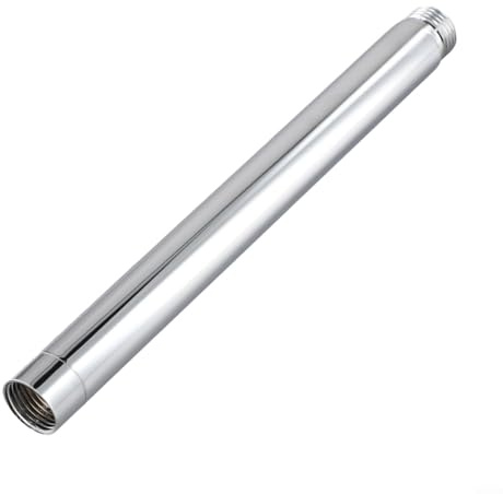 Shower Head Extension Pipe, G1/2 Stainless Steel Chrome Head Extension Pipe Adjustable, Compatibility With Most Shower Heads