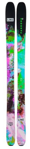 LINE Uni Erwachsene Pandora 92 Ski - Leicht Langlebig Stabil Reaktionsfähig Manövrierbar Intuitive All-Mountain Schneeski für Männer & Frauen - Skibindungen nicht enthalten - 168