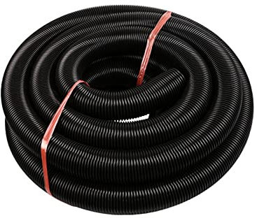HTRJAPL Innerer 60mm / äußerer 70mm Staubsaugerschlauch Weiche Rohr Haltbare Strohhalme Vakuumröhre allgemeine industrielle Staubsaugerbalg Staubsauger-Zubehör(Black-3m (60mm))