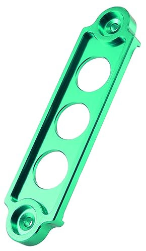 DRESSOOS Auto Batteriehalterung Aus Aluminiumlegierung Batteriebefestigungsschnalle Befestigungshalterung Für Autorennen Batteriebinder Grün