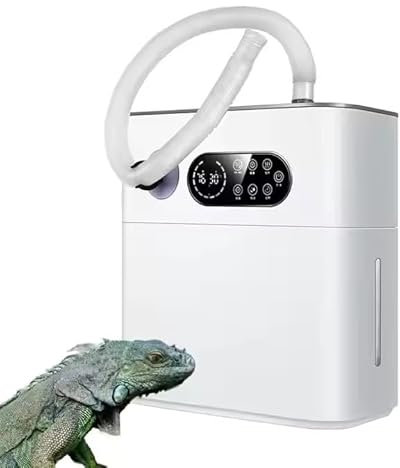 Intelligenter Reptilien-Zerstäuber, Leiser Luftbefeuchter, Luftreiniger, Vernebelungssystem Für Terrarien, Mit Abnehmbarem Schlauch Und 6,5-Liter-Tank, Befüllung Von Oben, Für Große Räume Zu Hause