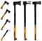 BOOMET Beil 500g · Verschiedene Äxte und Sets zur Auswahl · Spaltaxt · Effizientes Holzspalten mit Fiberglasstiel für Brennholz, Garten und Outdoor