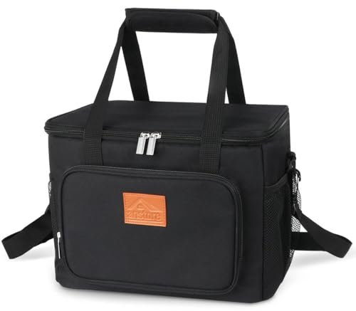 Kühltasche Picknicktasche,15L Groß Isoliert Faltbar Gefriertasche faltbare Lunch-Tasche mit Verstellbarer Schultergurt für Picknick Camping Outdoor