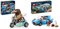 LEGO Harry Potter Hagrid & Harry’s Motorcycle Ride + Flying Ford Anglia Car Display Birthday Gift for Wizarding World Fans 76443 + 76424