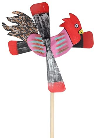 VENT en bois peur de jardin anti-taupes COGUT rose