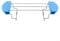 Stainless Steel Toaster Warming Rack for Toast and Sandwiches, for Effortless Cooking Experience (Blue)