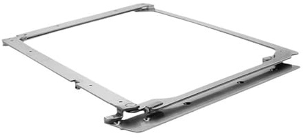 Scheunentor-Beschlagset, Falttürbeschlagset, Zubehör for 180°-Falttüren von Kleiderschränken, Material: 304, Tragkraft: 40 kg (zwei Türen), for Scheunentore, Balkone und Terrassentüren(Left opening)